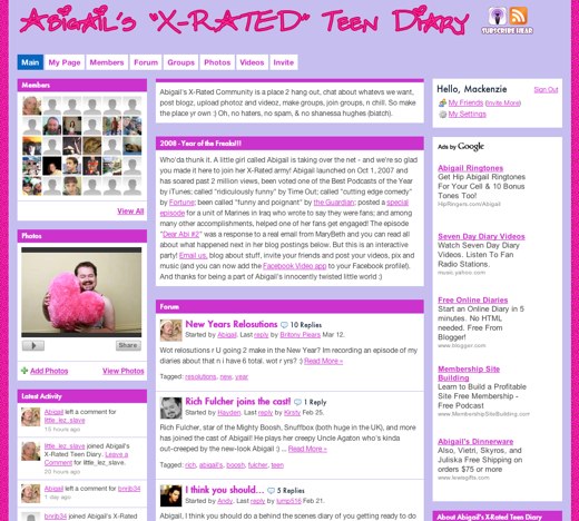 Online Teen Diary 114