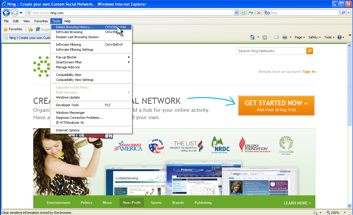 Internet Explorer 8