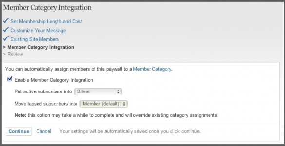 Integrate Member Categories With Paid Access 1