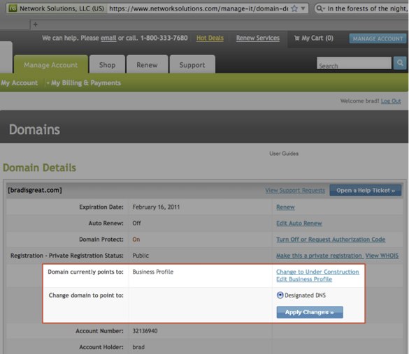 HCWP2890-2 Use Your Own Domain from Network Solutions 2