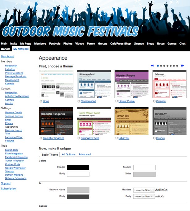 Customize Your Network Using the Classic Appearance Editor