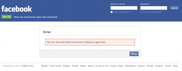 Troubleshoot Your Facebook Sign In App | Ning Help Center