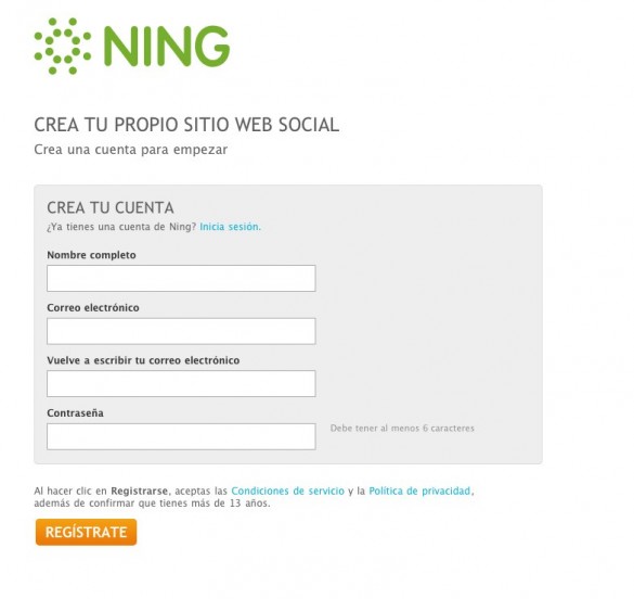 Crea una red Ning 3