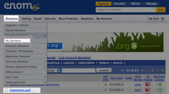 Sea Enom Enom Domain Registrar , Flexible and competitive domain pricing plans ...