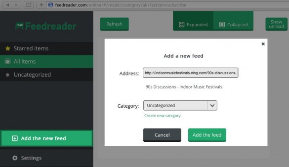 Feedreader Online